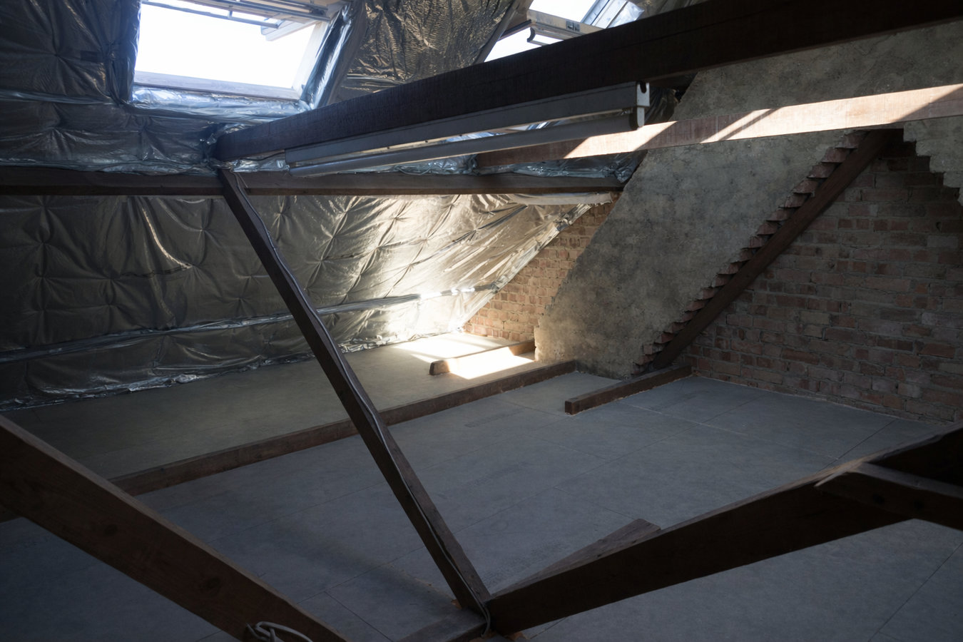 Attic insulation